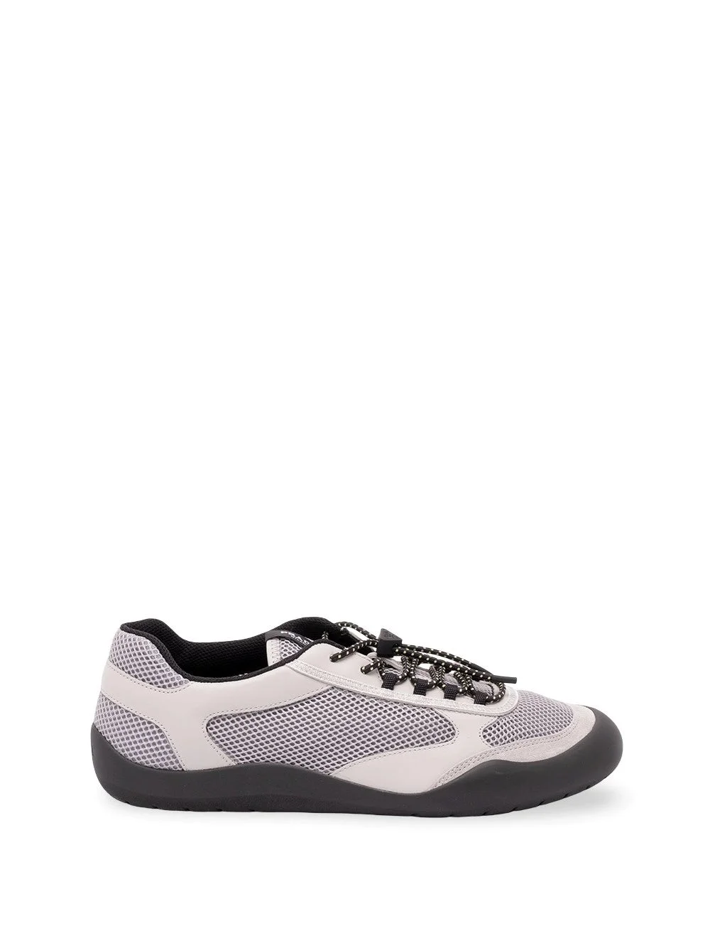Prada Men Speedrock Leather And Mesh Sneakers - 1
