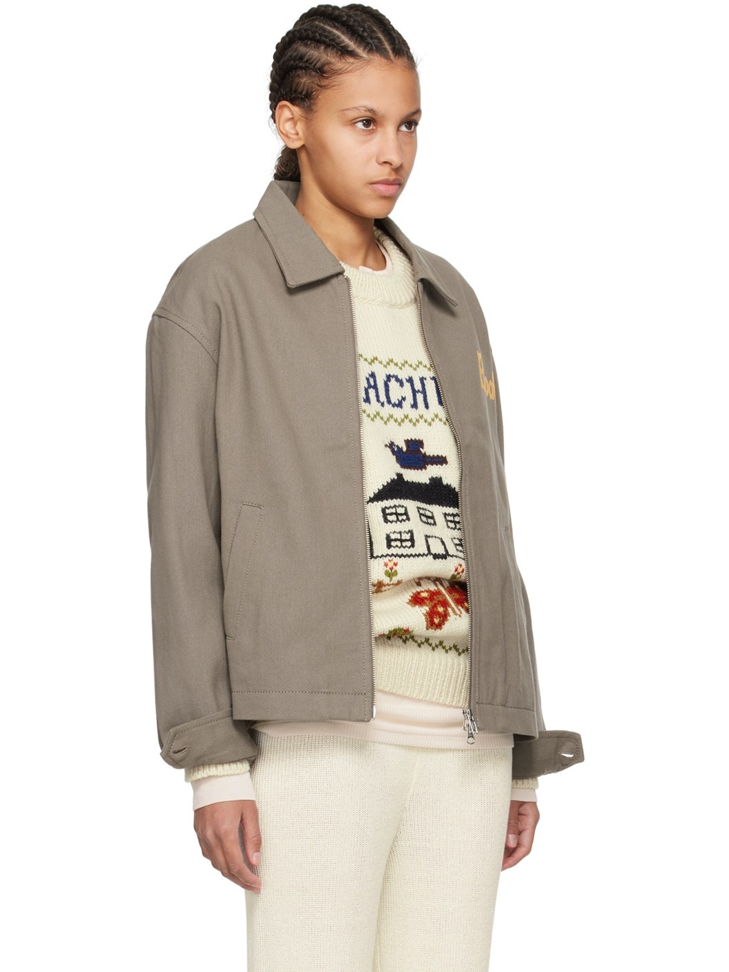 Taupe 'Low Lying Summer Club' Jacket - 2