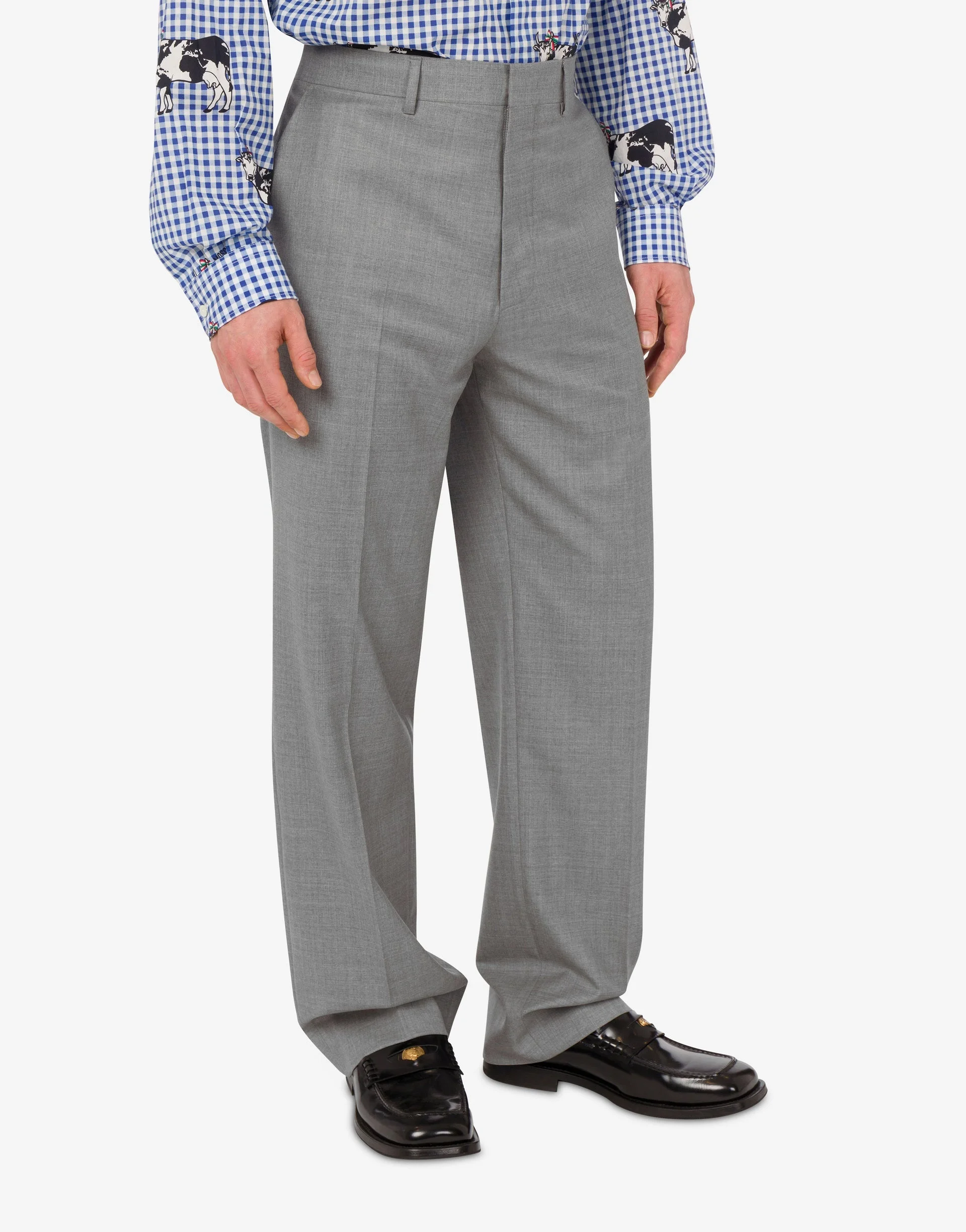 WOOL CANVAS PANTS - 1