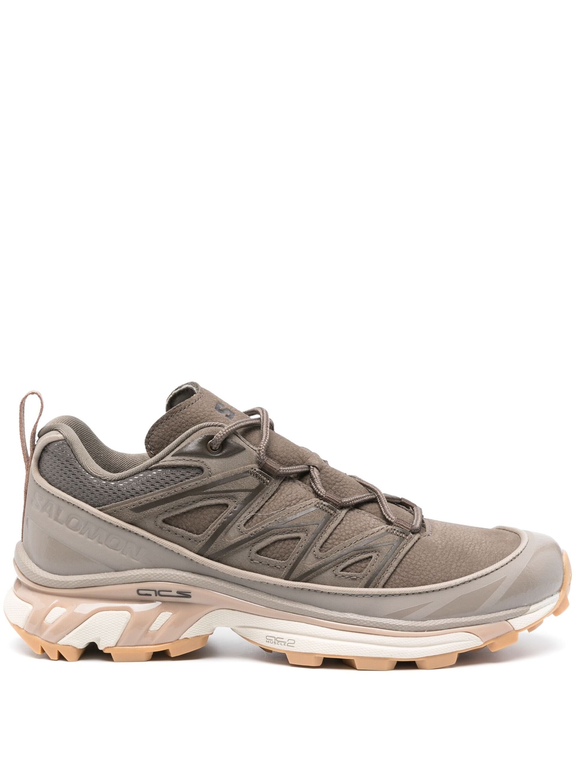 Brown XT-6 Expanse Leather Sneakers - 1