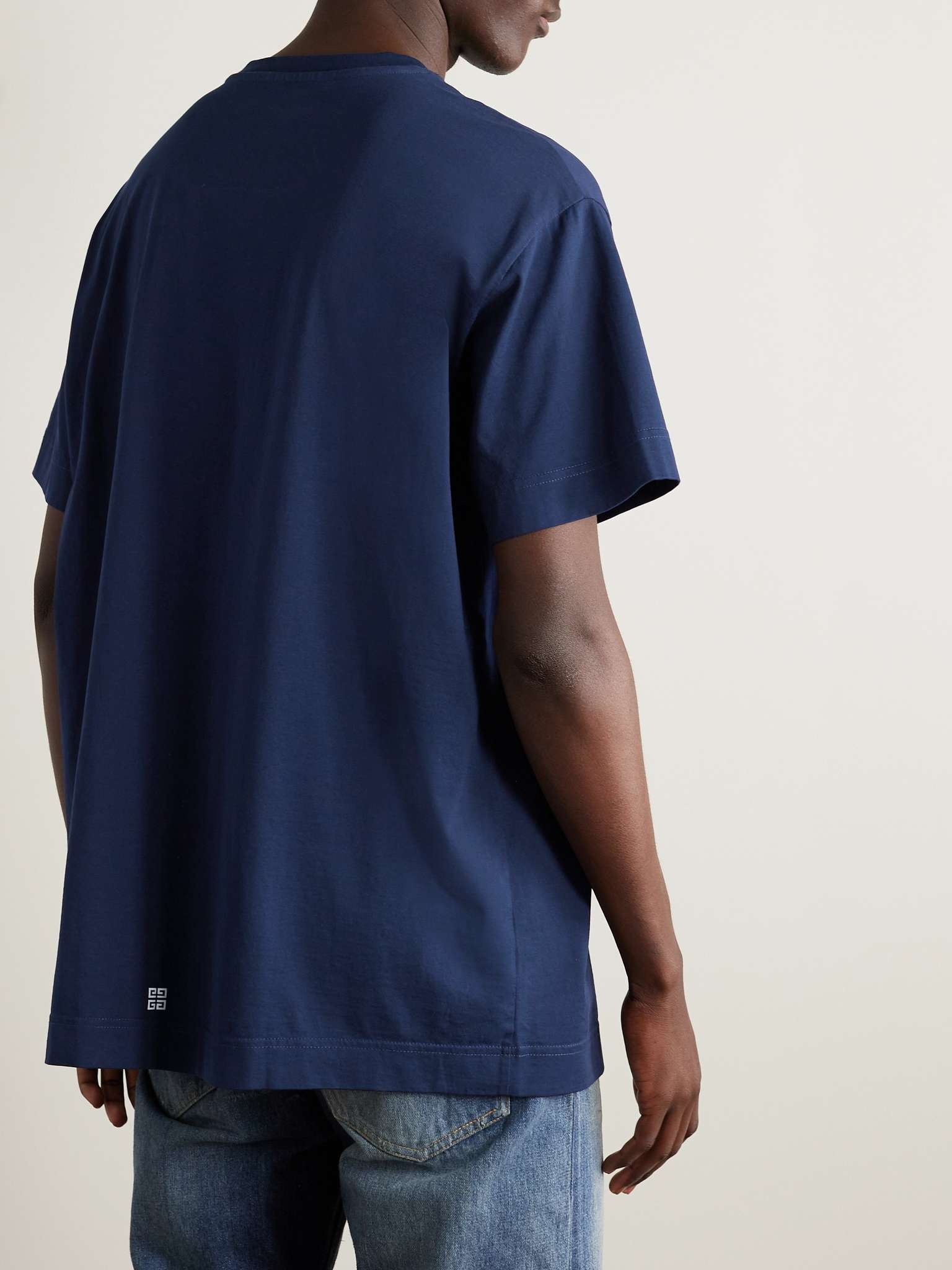 Paris Logo-Print Cotton-Jersey T-Shirt - 3