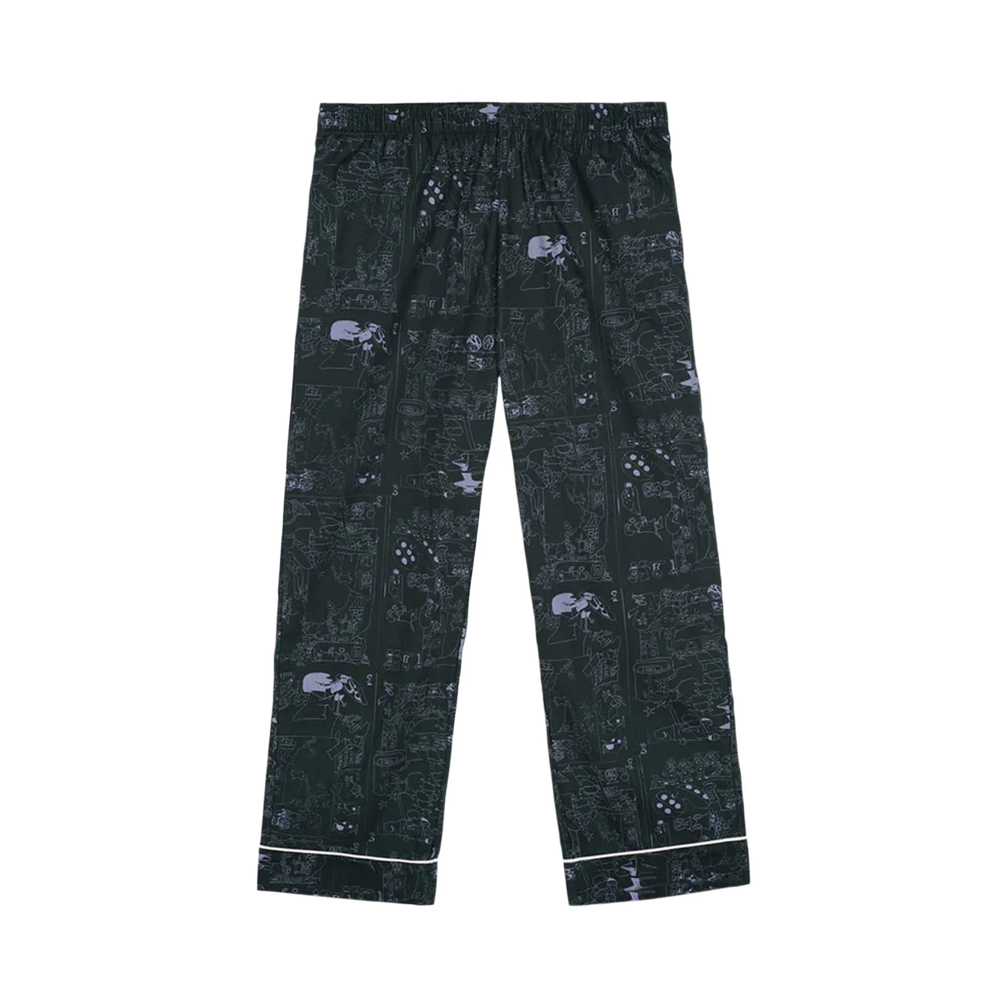 Brain Dead Hedgehog Pajama Bottom 'Forest Green' - 1