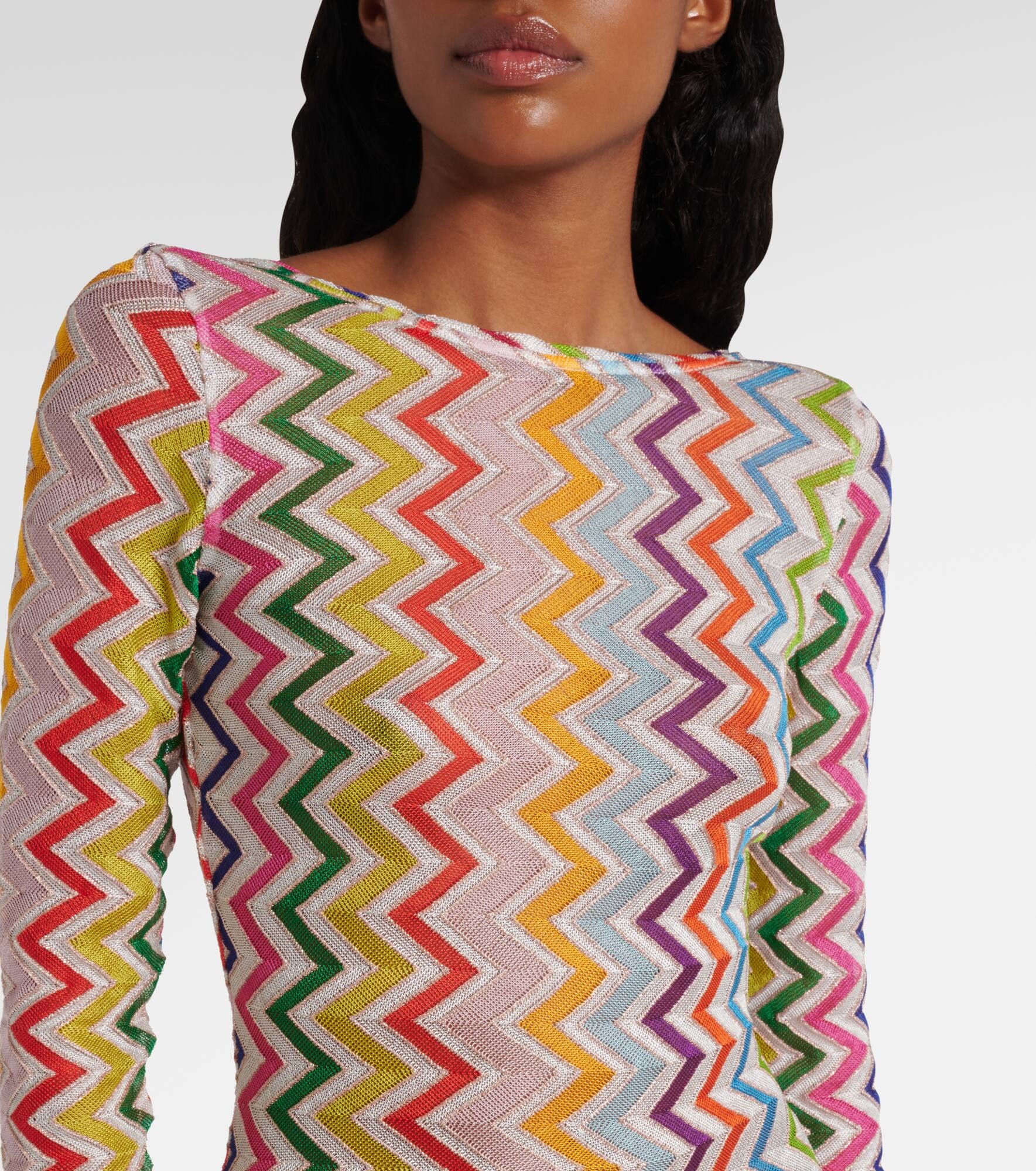 Crochet open-back beach dress - 4
