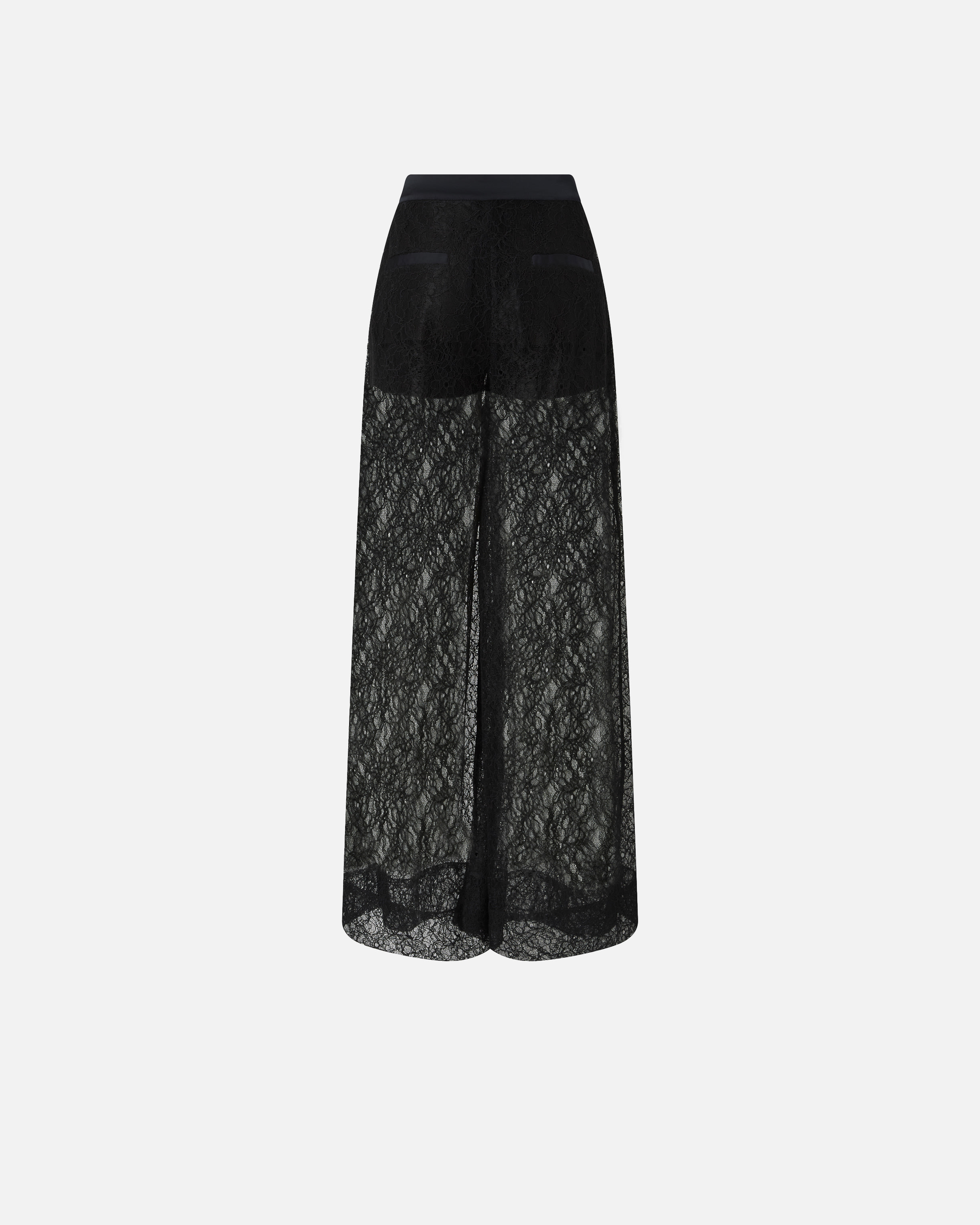 WIDE-LEG LACE TROUSERS - 2