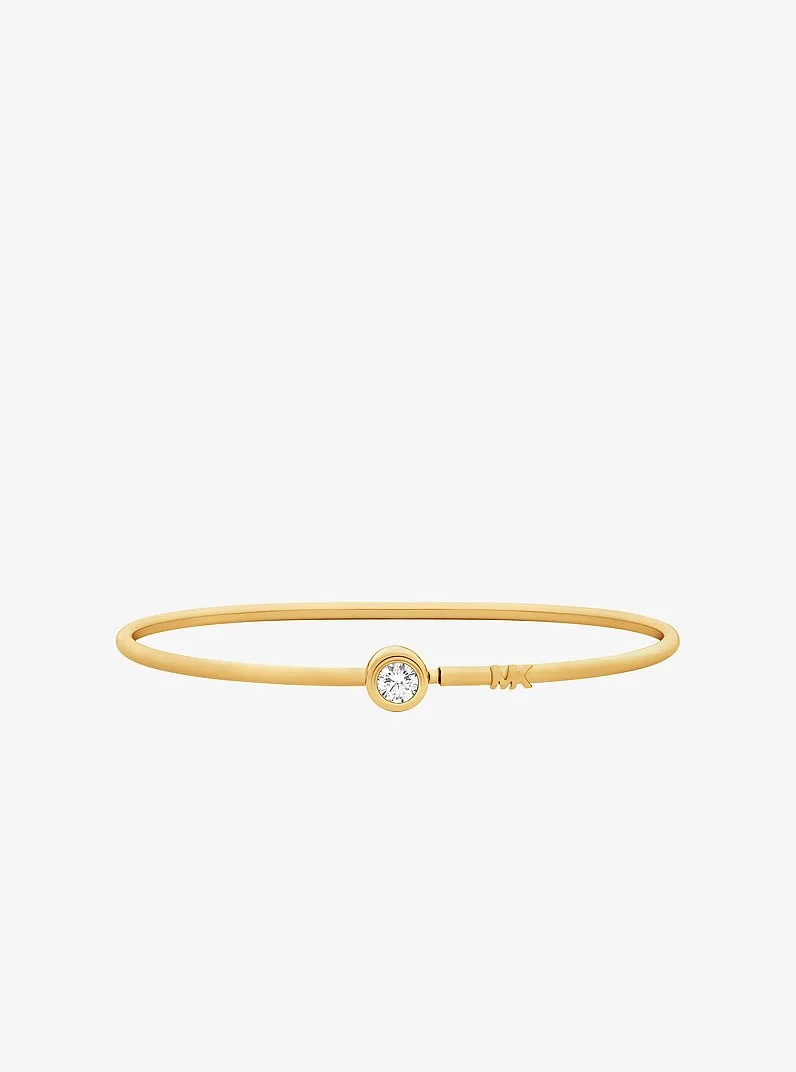 Round Stone Bangle - 1