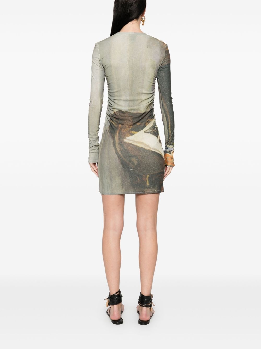 draped dress - 4