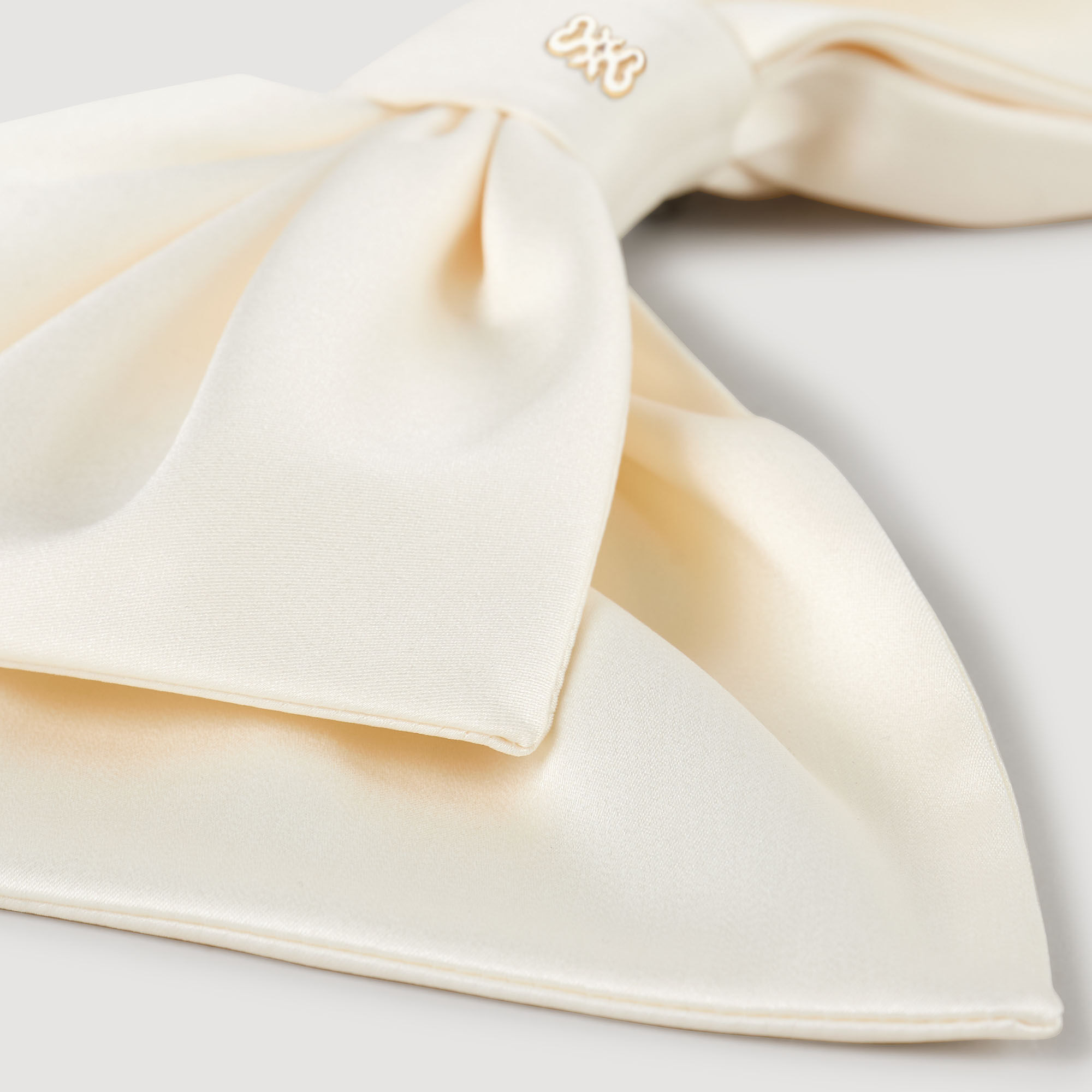 SATIN BOW BARRETTE - 2