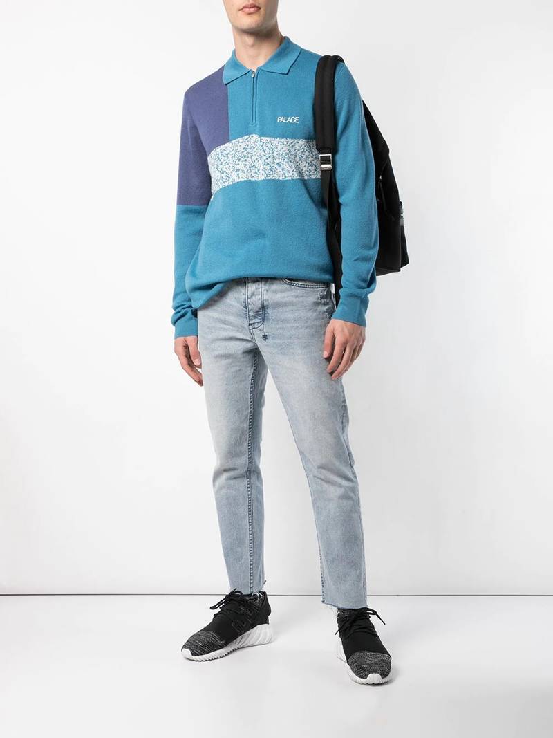 PALACE half zipped sweater outlook