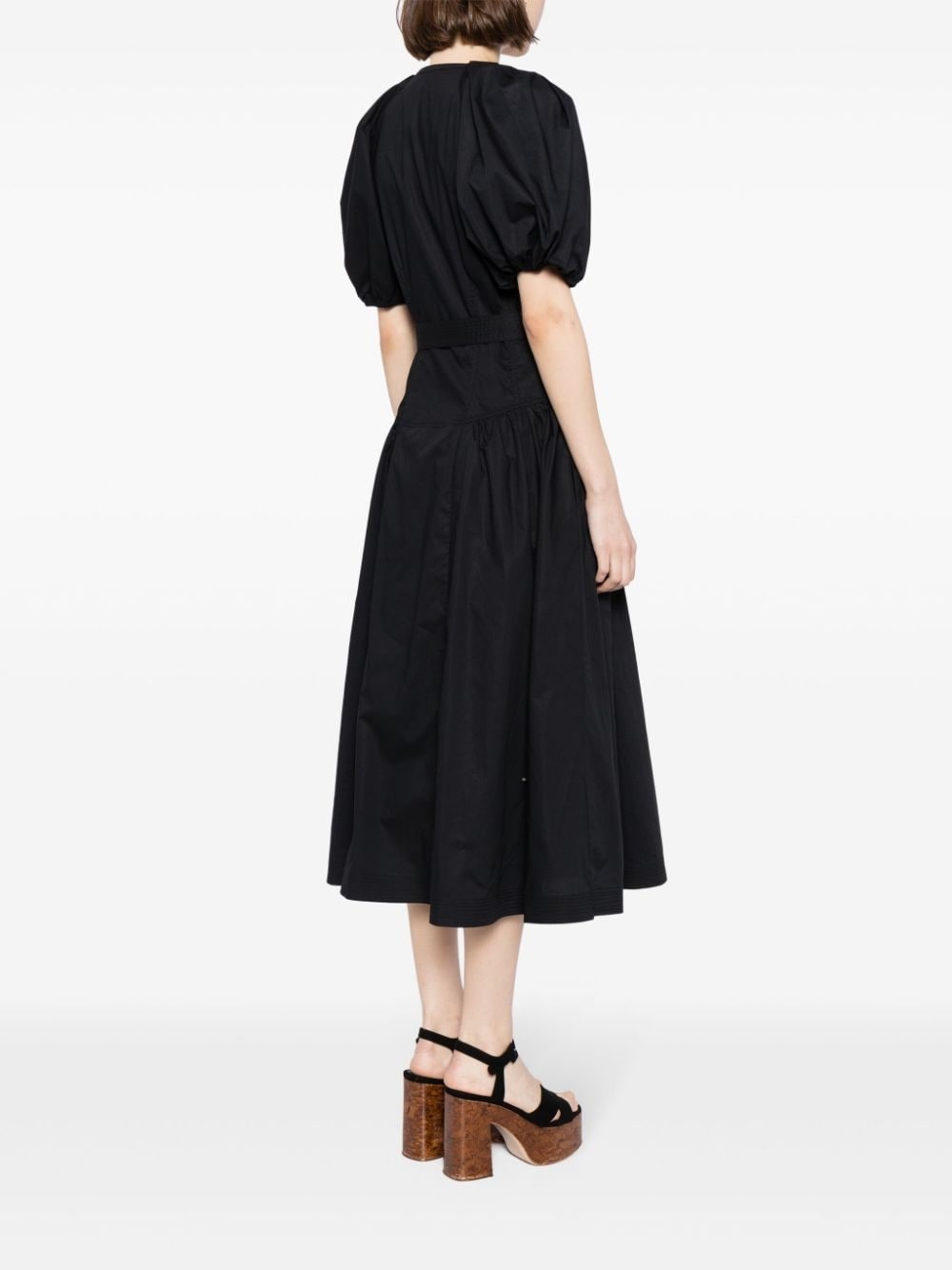 Carina belted midi dress - 4