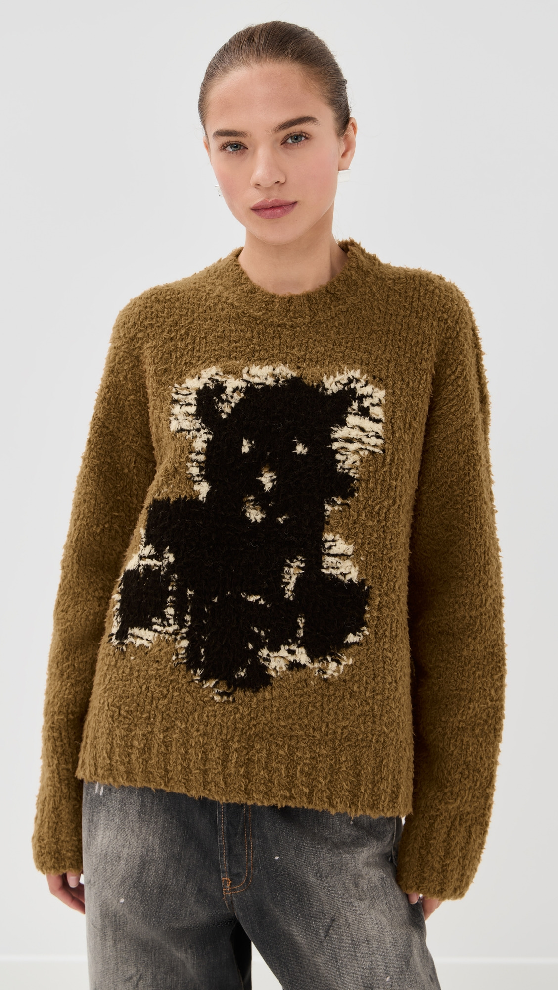 Teddy Animation Crewneck Sweater - 6