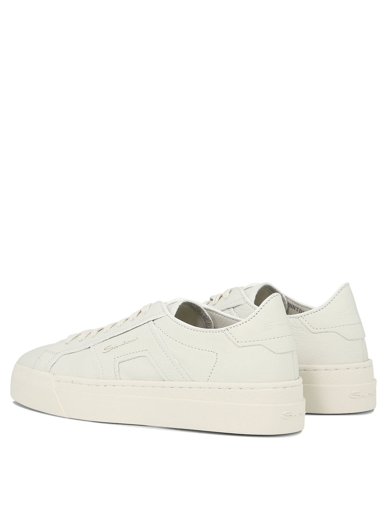 Double Buckle Sneakers & Slip-On White - 4