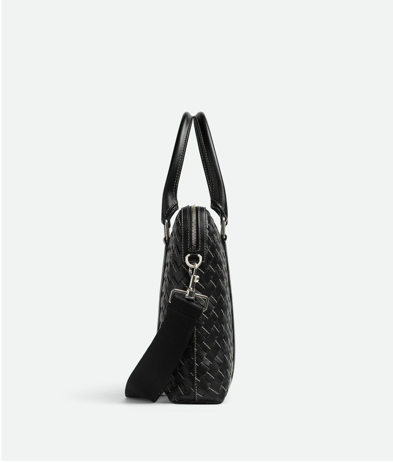 Bottega Veneta Slim Intrecciato Briefcase outlook