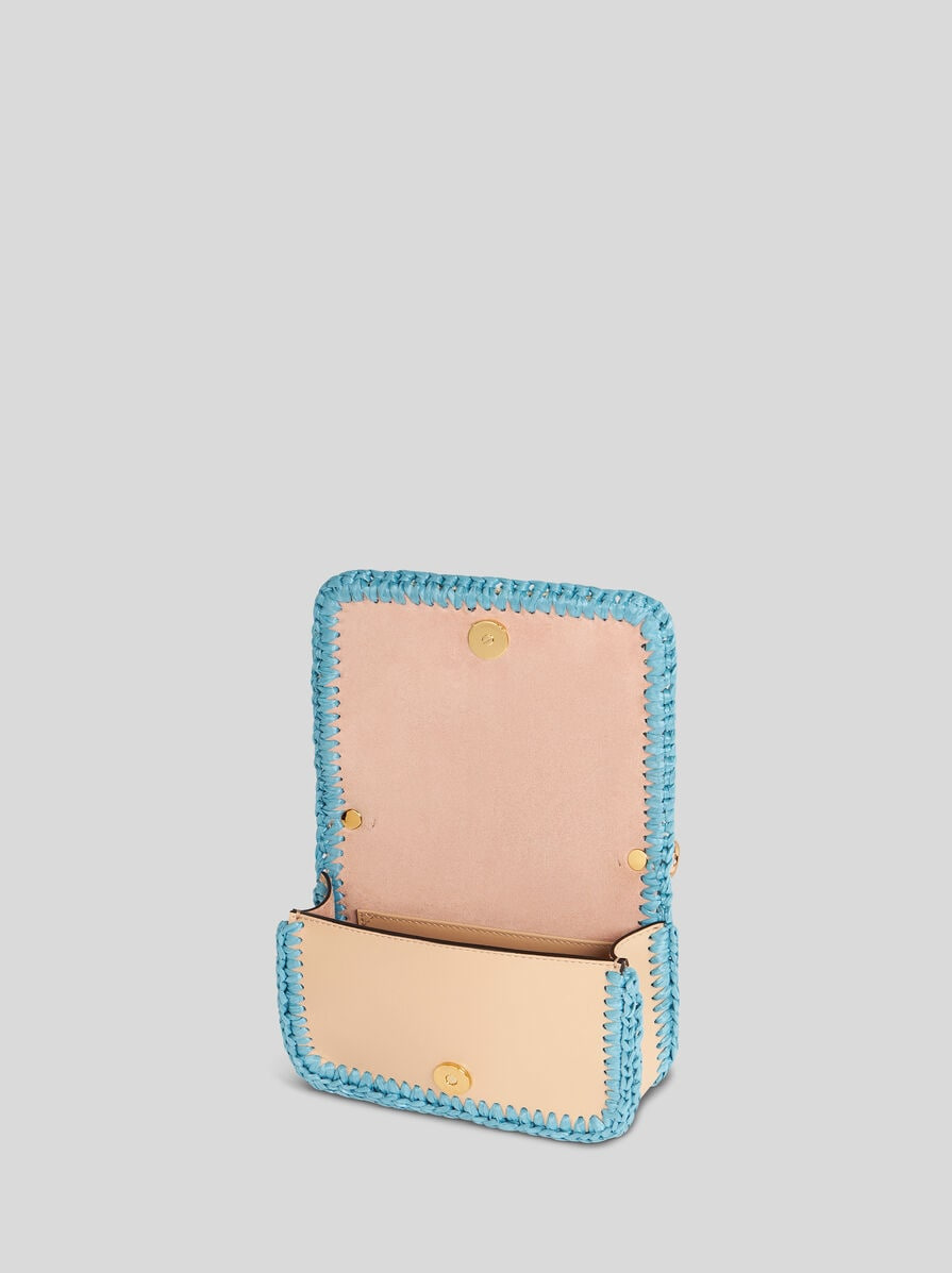 MINI WOVEN RAFFIA BOND BAG - 4