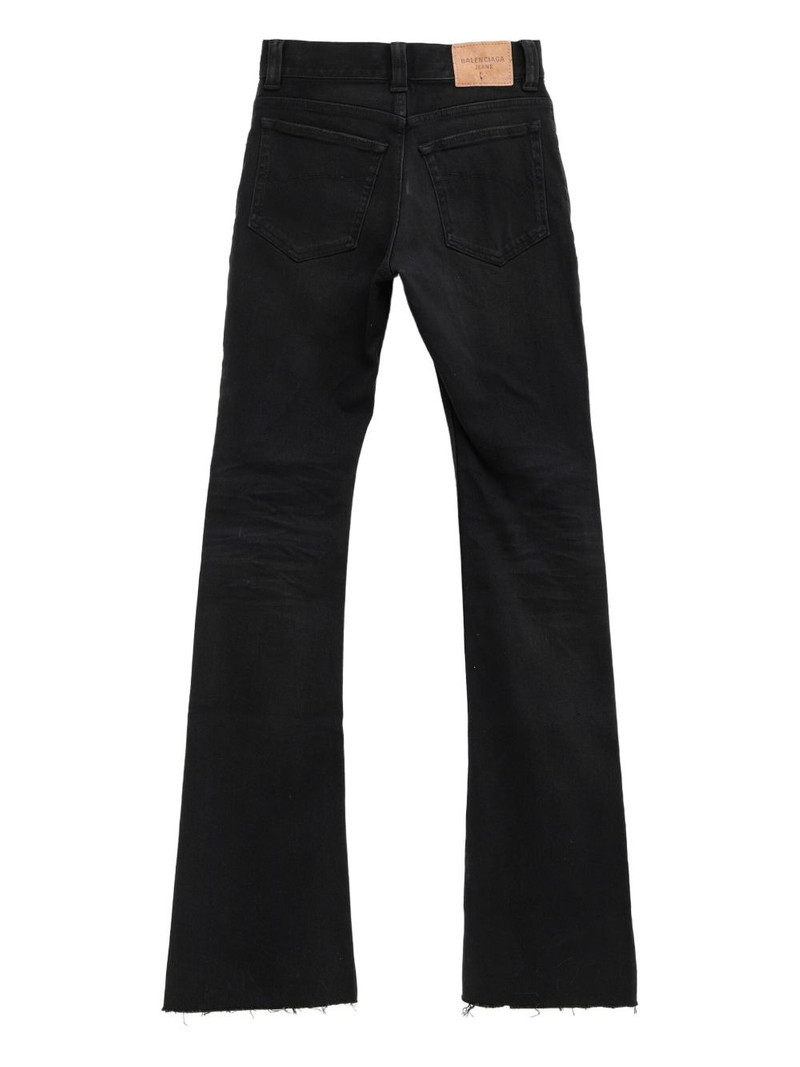BALENCIAGA frayed-hem jeans outlook