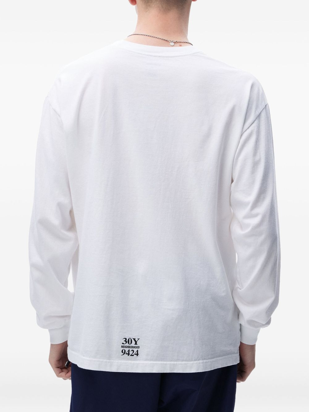 arched-logo long-sleeve T-shirt - 3