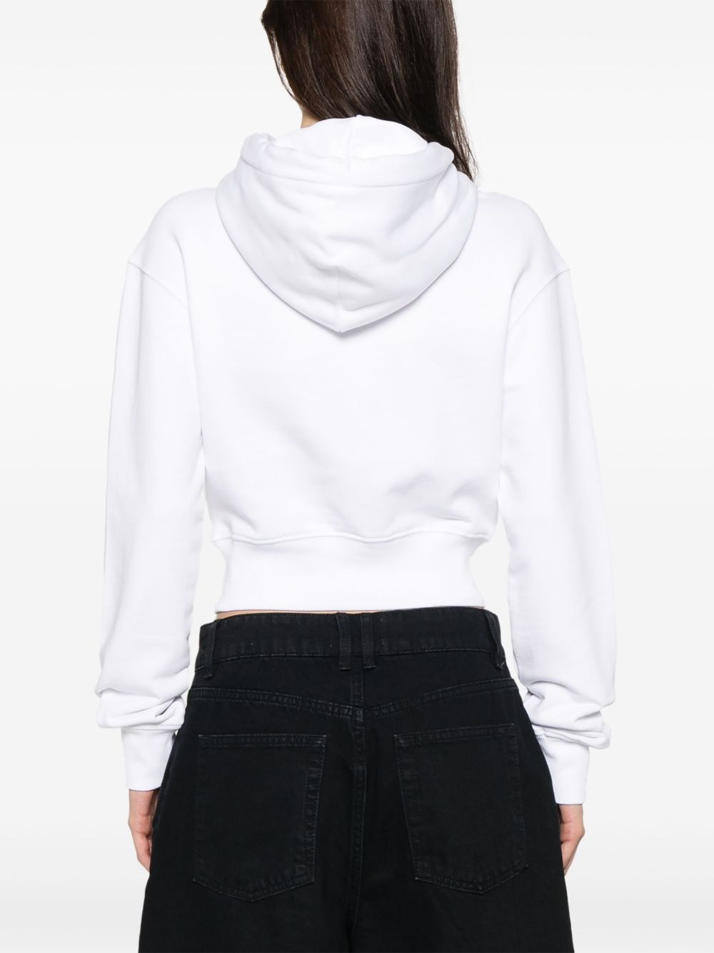 logo-print hoodie - 4