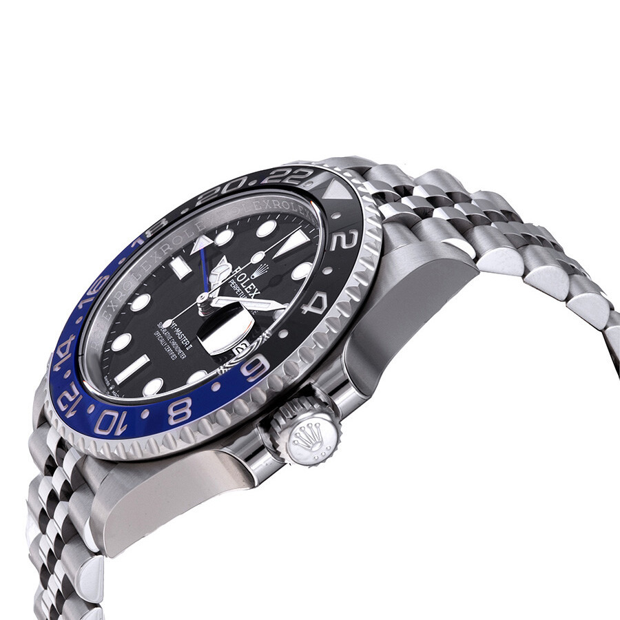 Rolex GMT-Master II GMT Black Dial Batman Bezel Men's Watch 126710blnr - 2