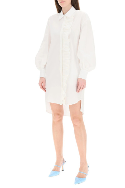 MSGM SHIRT DRESS WITH RUFFLES outlook