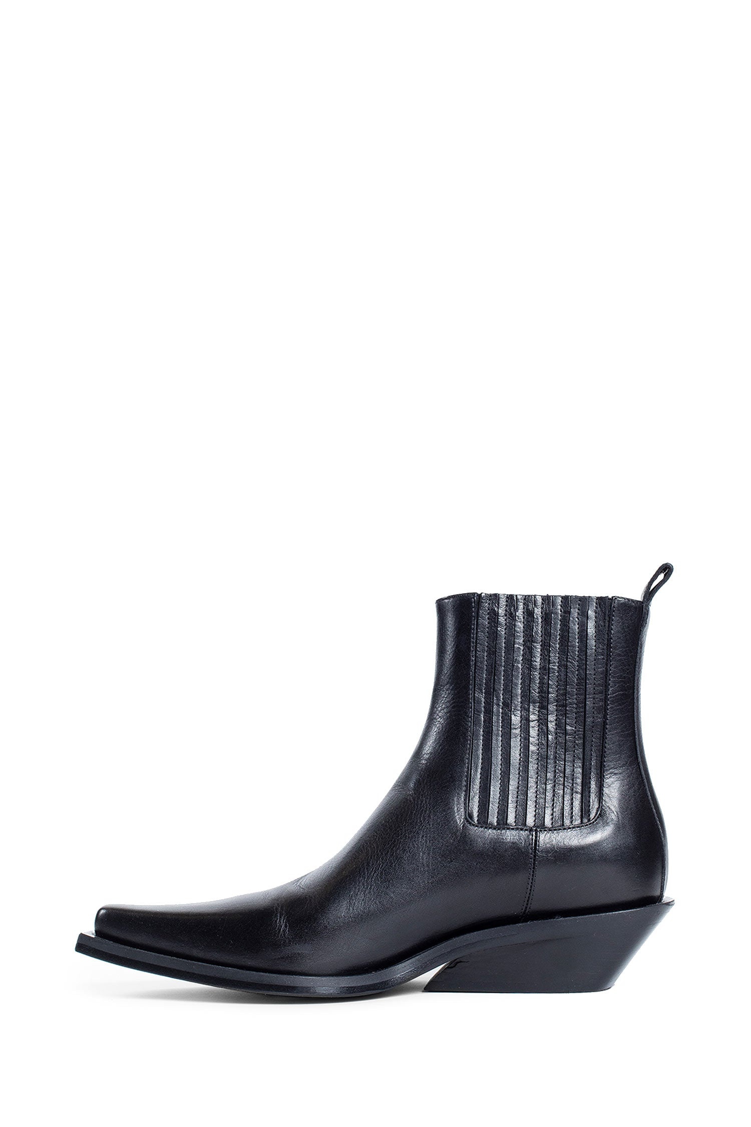 Harper-Pointy-Chelsea-Boots-In-Grained-Shiny-Calfskin - 4