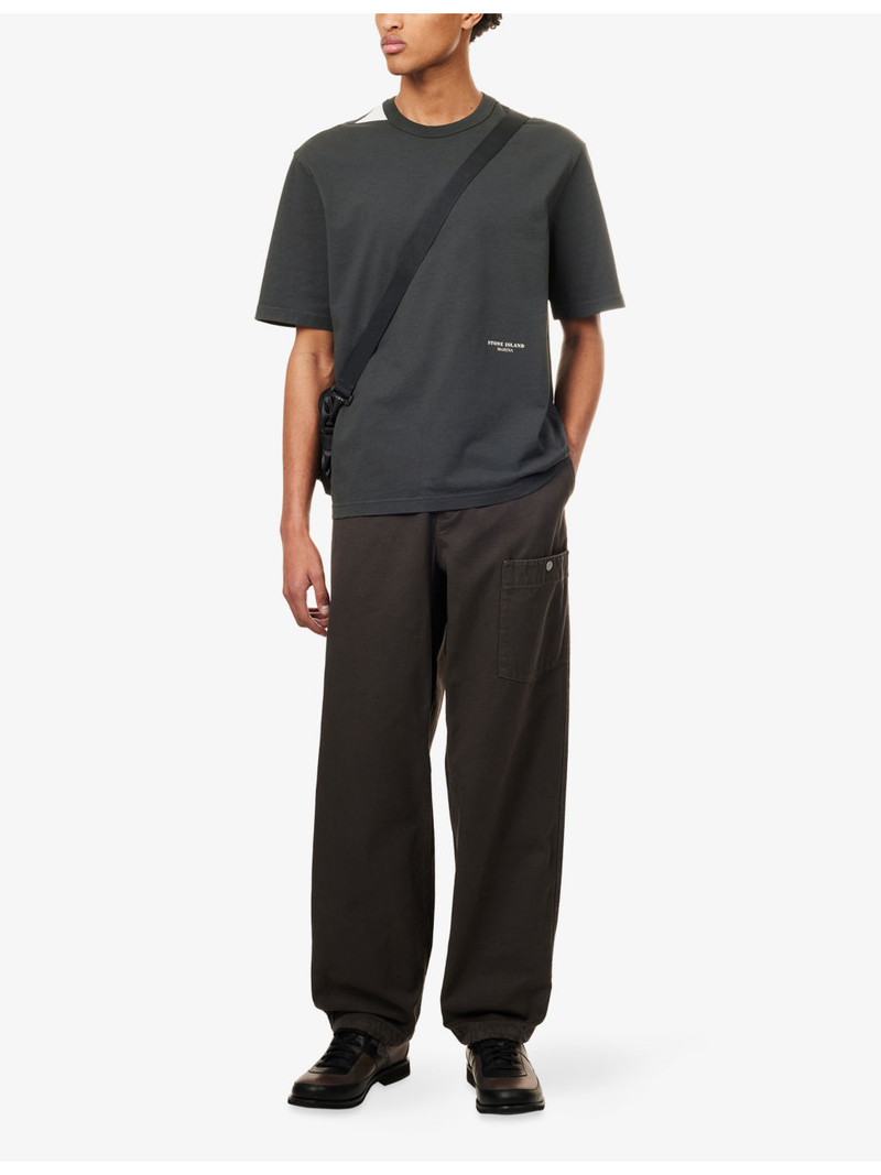 Stone Island Marina Bata Cotton Trousers outlook