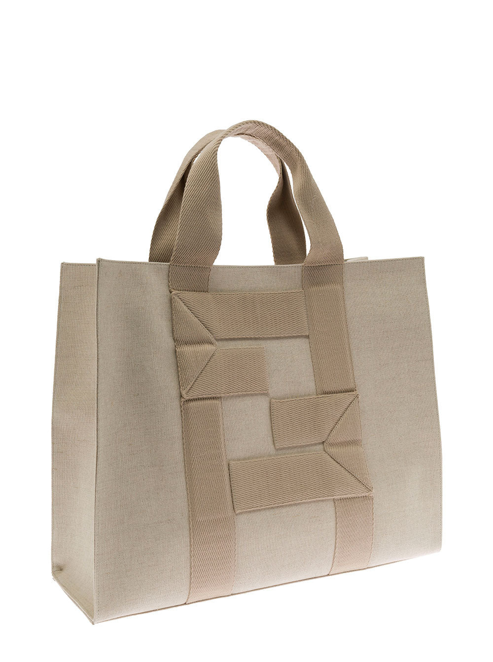Fendi Men Fendi Ma's  Beige Fabric Handbag - 2