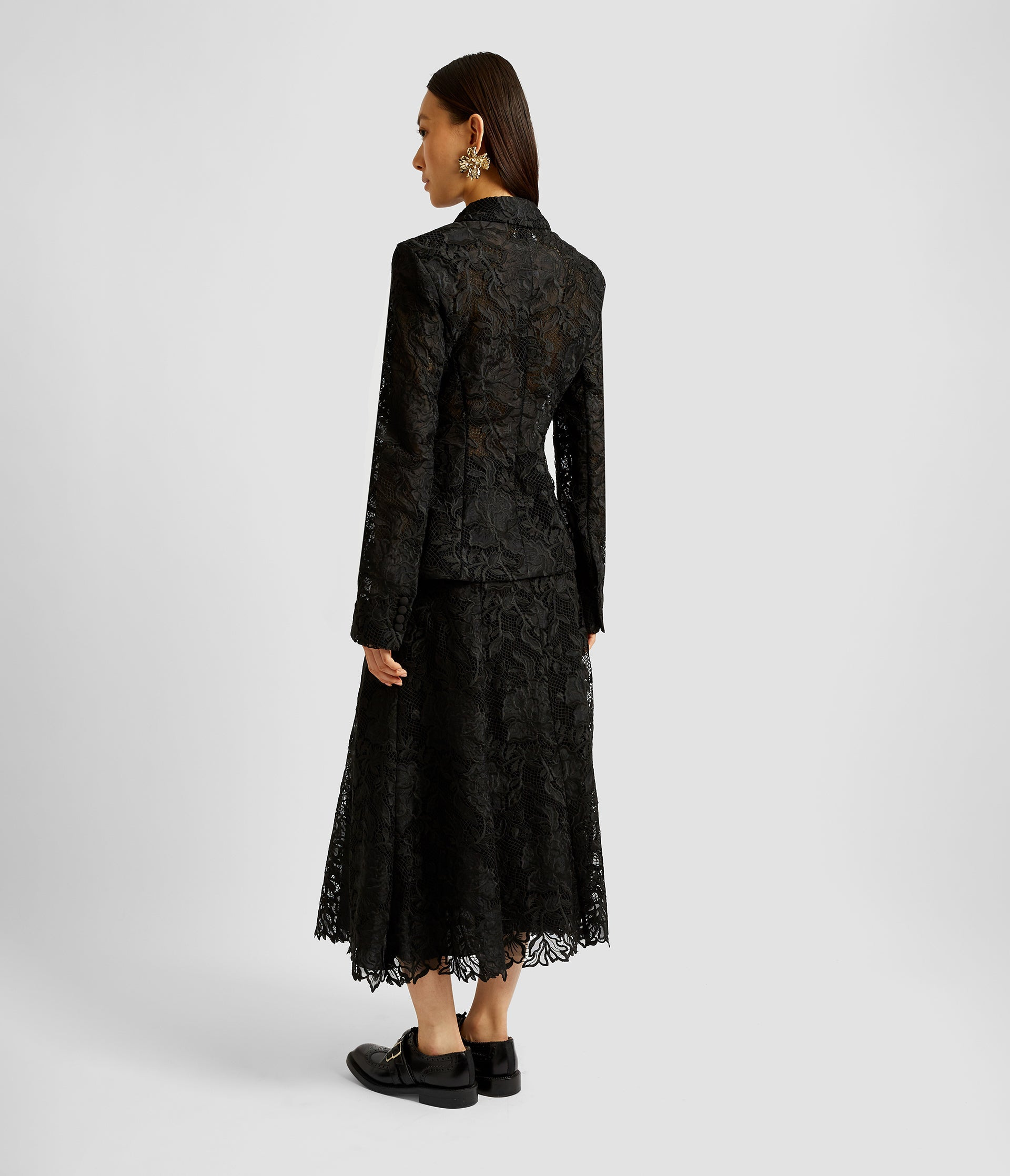 A-LINE MIDI SKIRT - 3