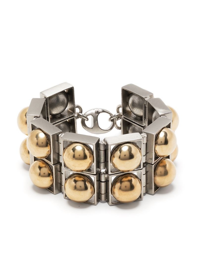 chunky chain-link bracelet - 1