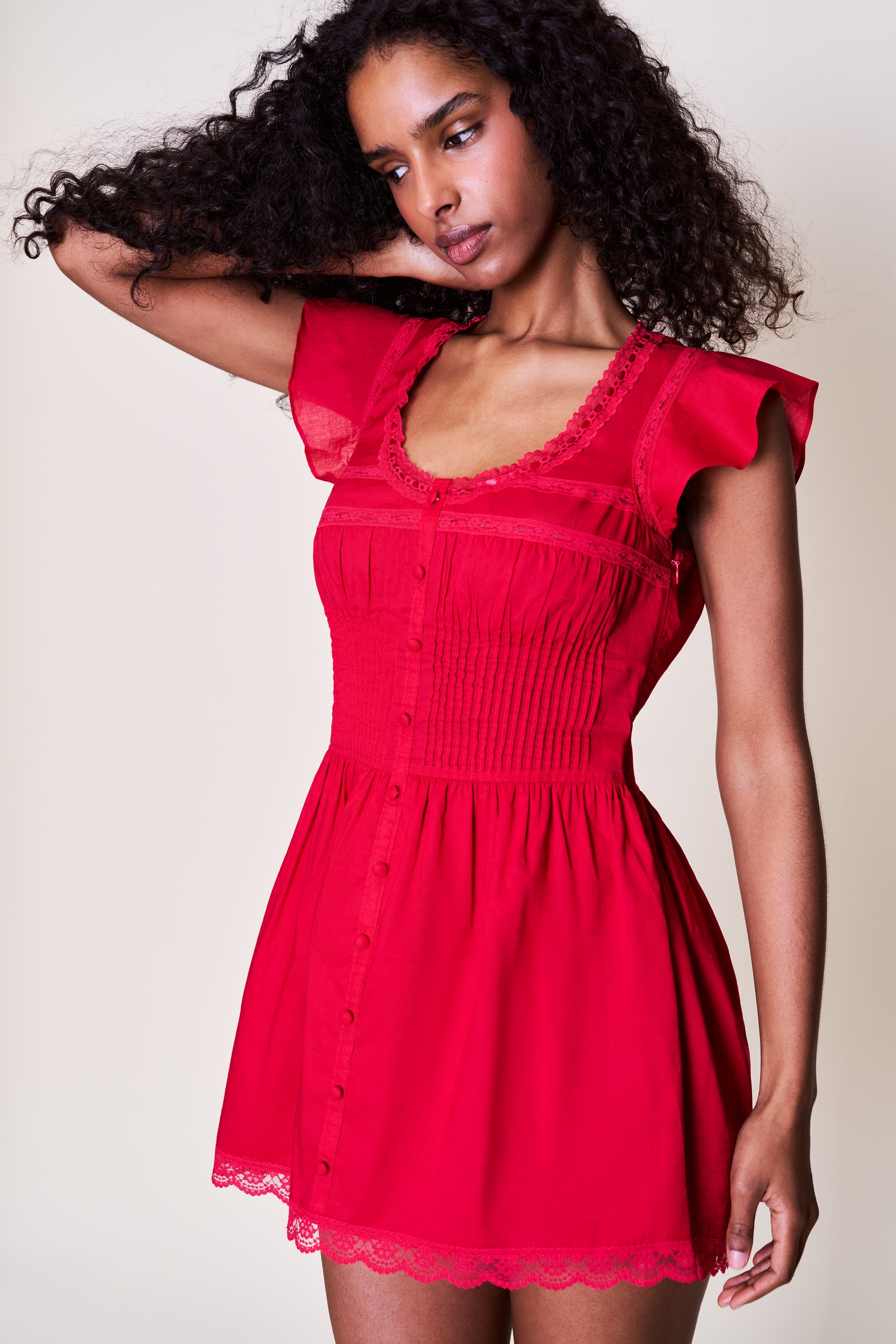 LILLE PINTUCK DRESS - 3