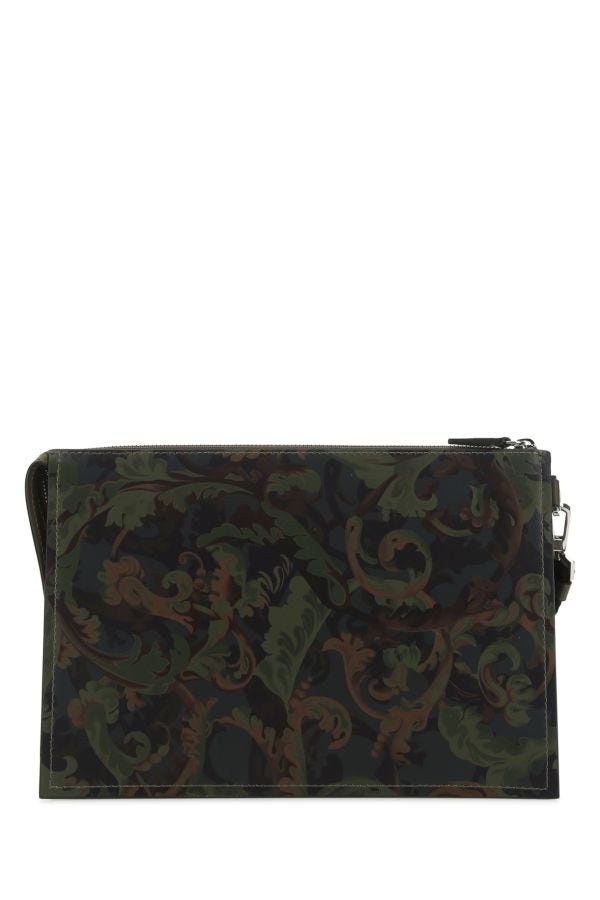 Printed leather clutch - 3