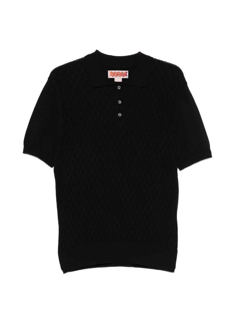 textured polo shirt 1