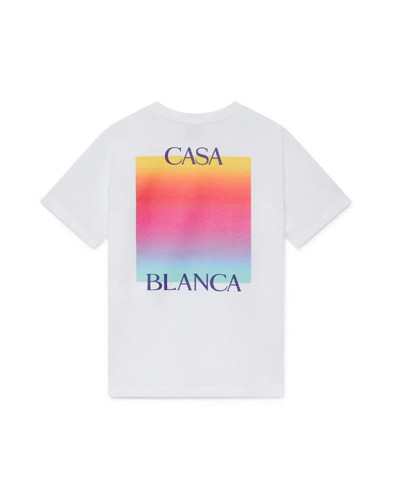Gradient Square Logo Short Sleeve T-shirt 1