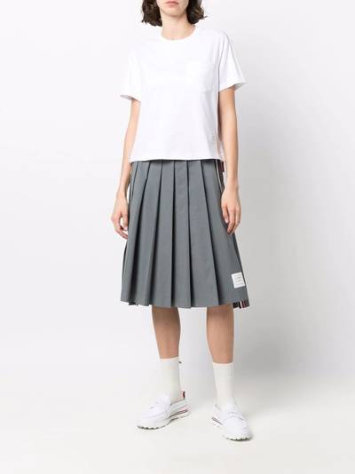 Thom Browne RWB tab cotton T-shirt outlook