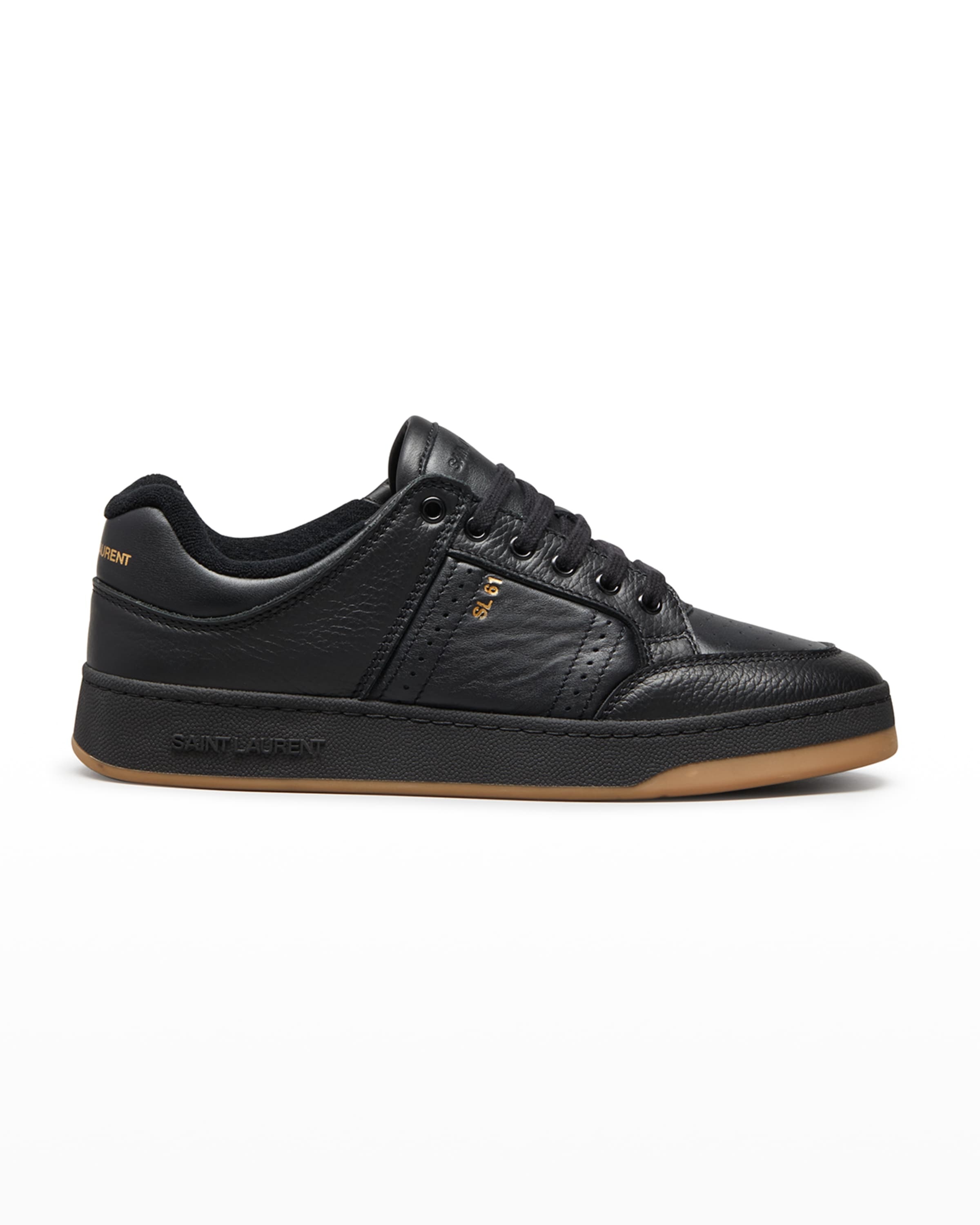 Men's SL/61 Low-Top Leather Sneakers - 1