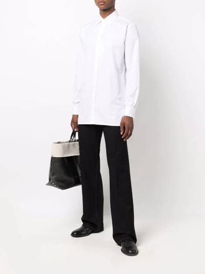 Maison Margiela plain button-down shirt outlook