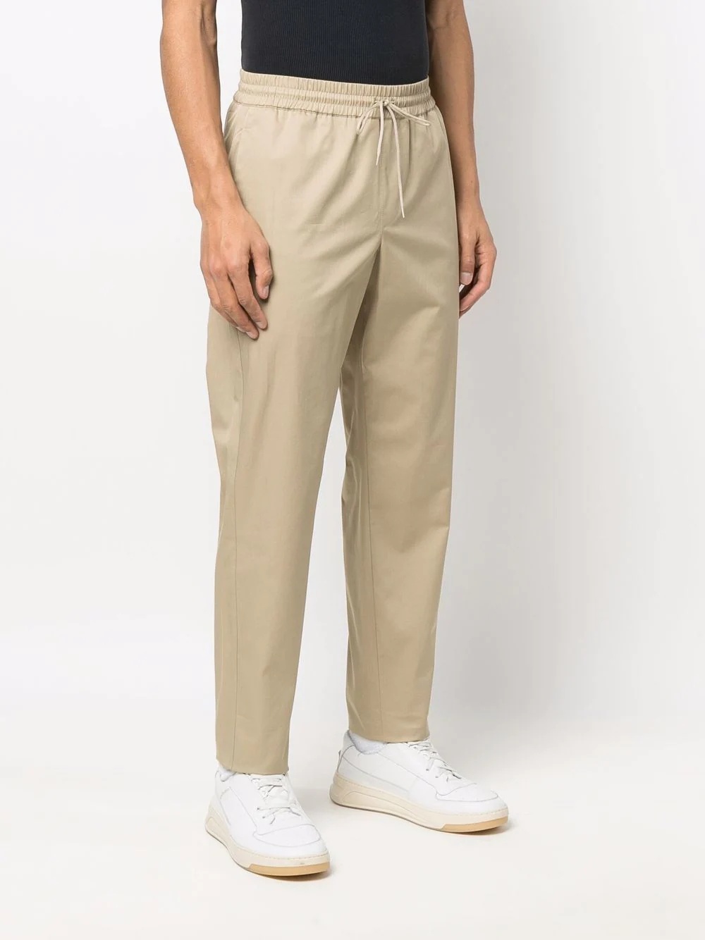 drawstring-waist trousers - 3