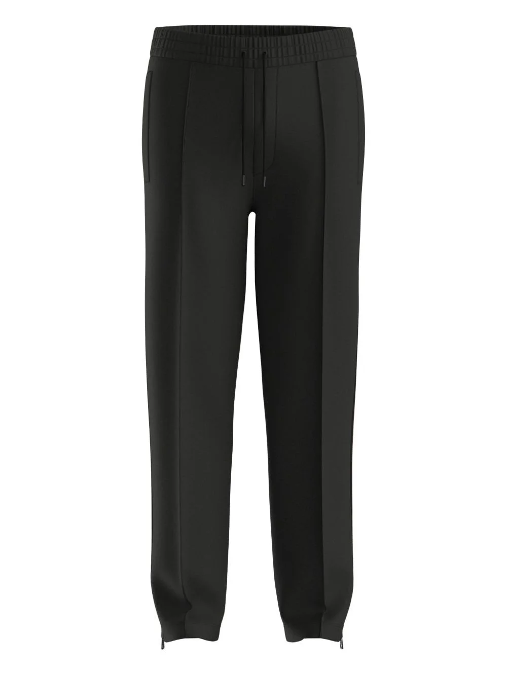 side-stripe zip-detail sweatpants - 1