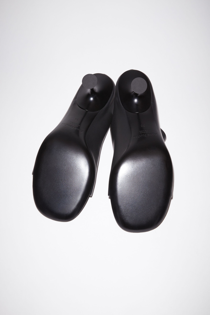 Leather mules - Black 3
