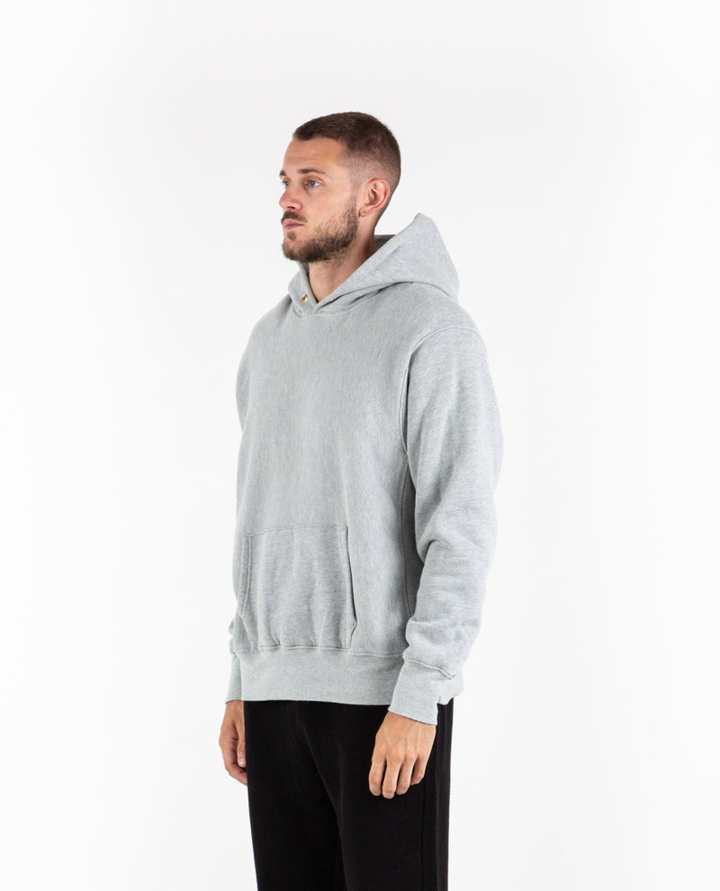 LES TIEN Cropped Hoodie Heather outlook