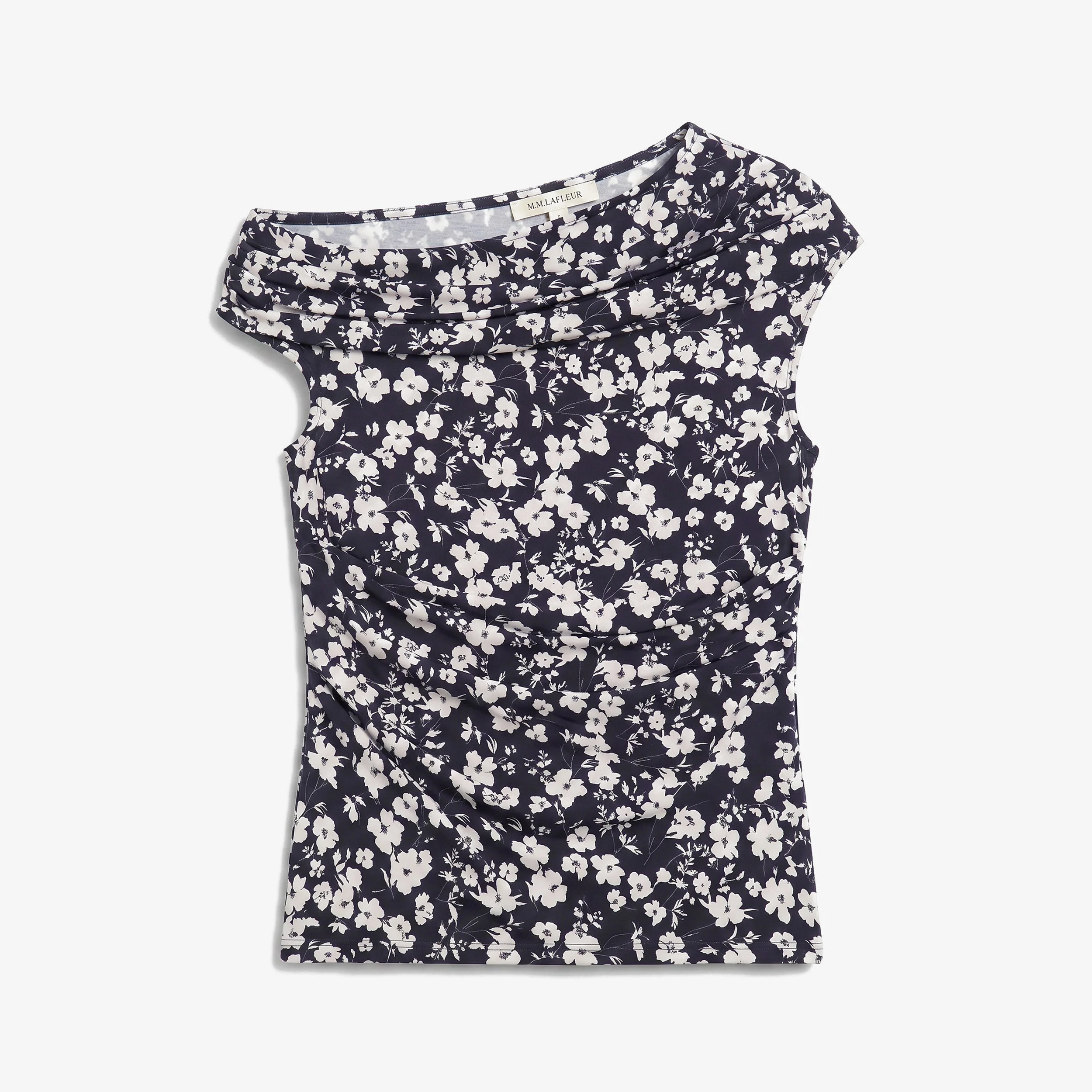 Margaret Top - Light Printed Jersey - 1