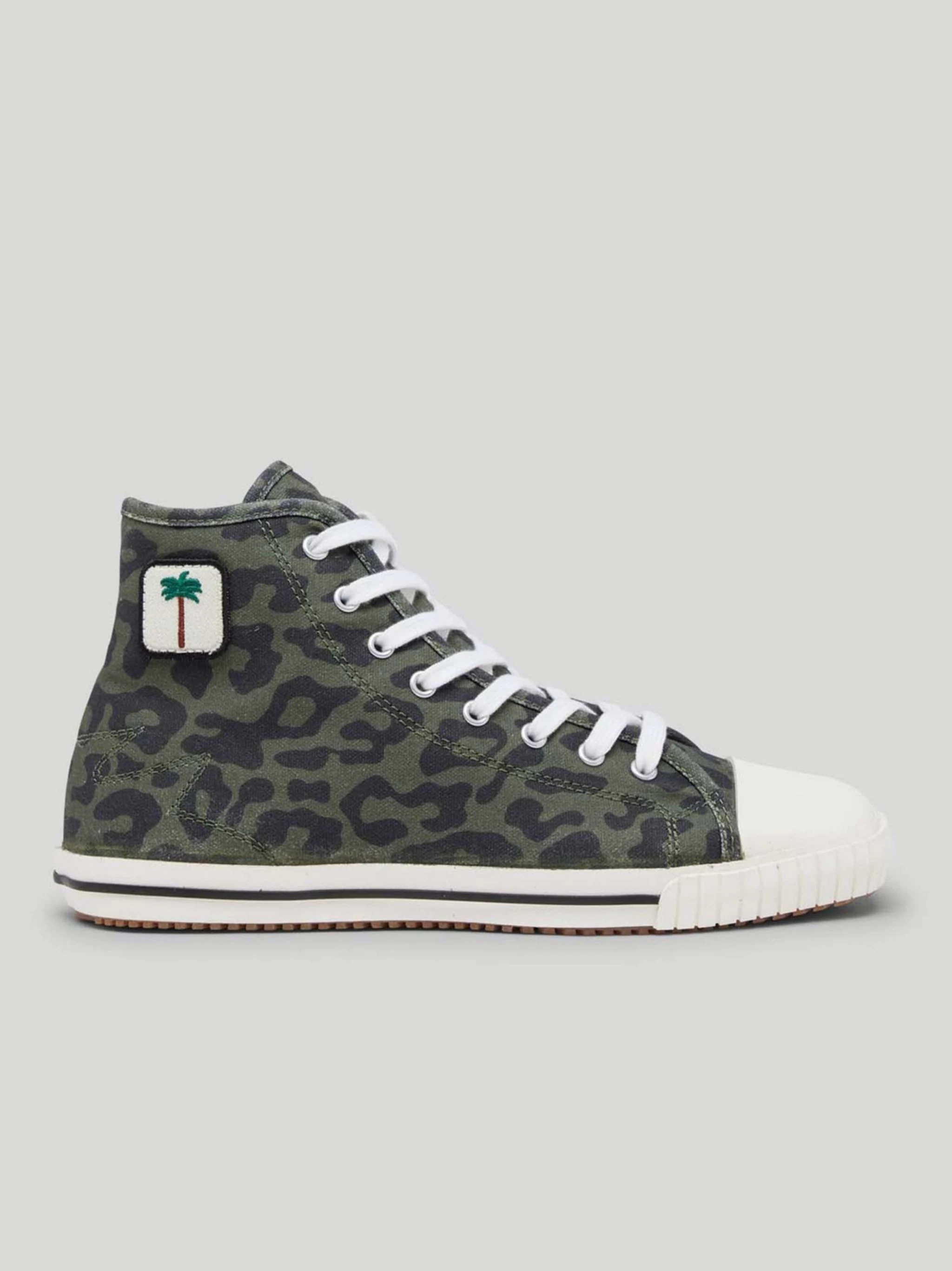 HIGH SQUARE VULCANIZED SNEAKERS - 1