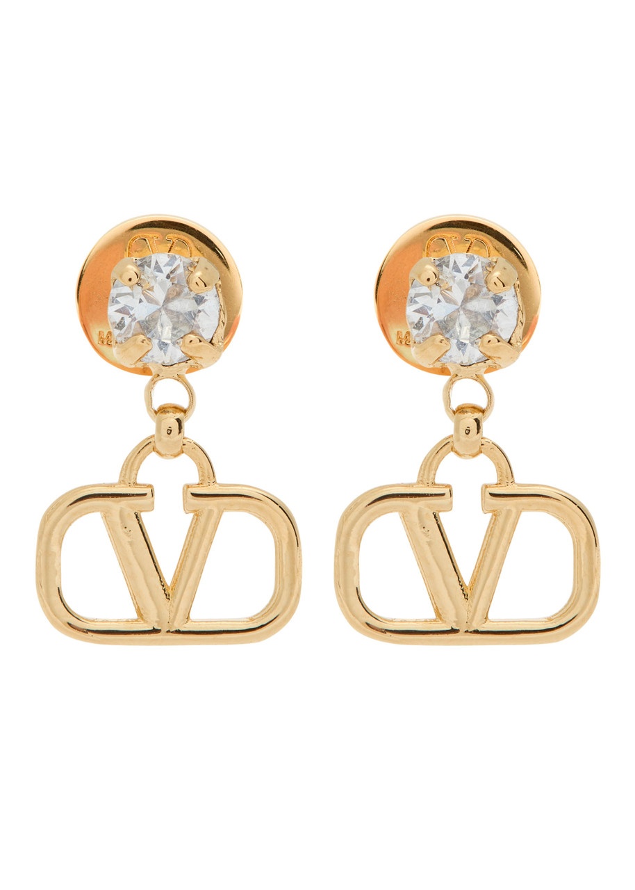 Valentino Garavani Vlogo Drop Earrings - 1