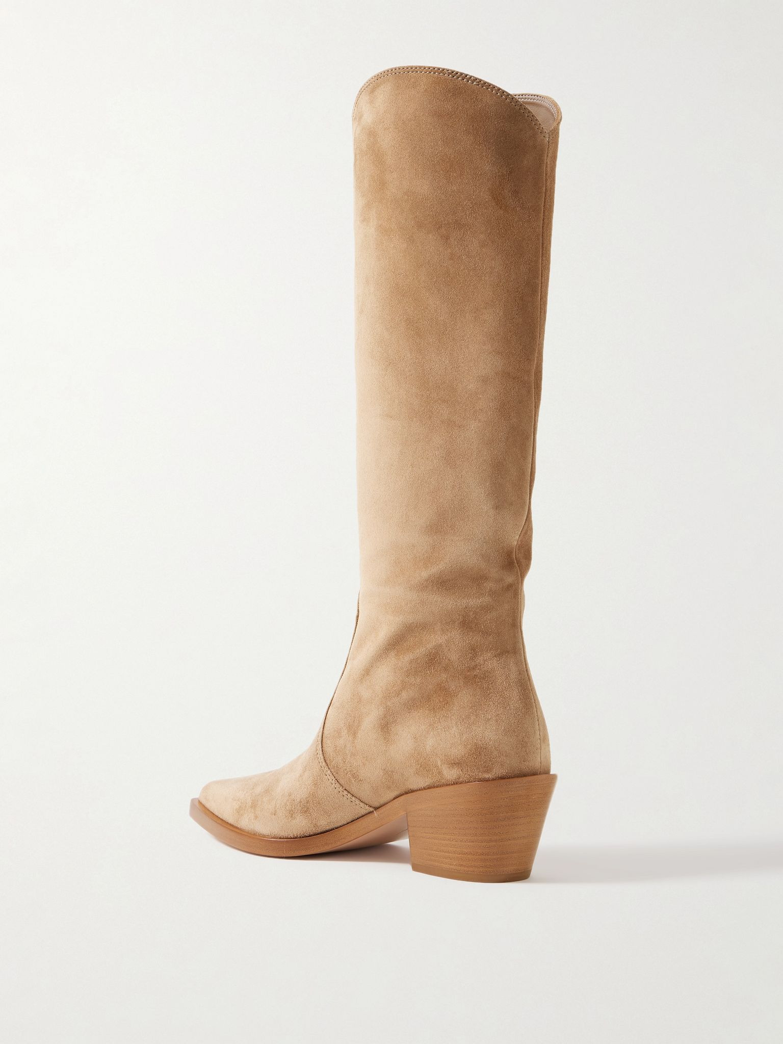 Waylon 45 suede knee boots Camel - 3