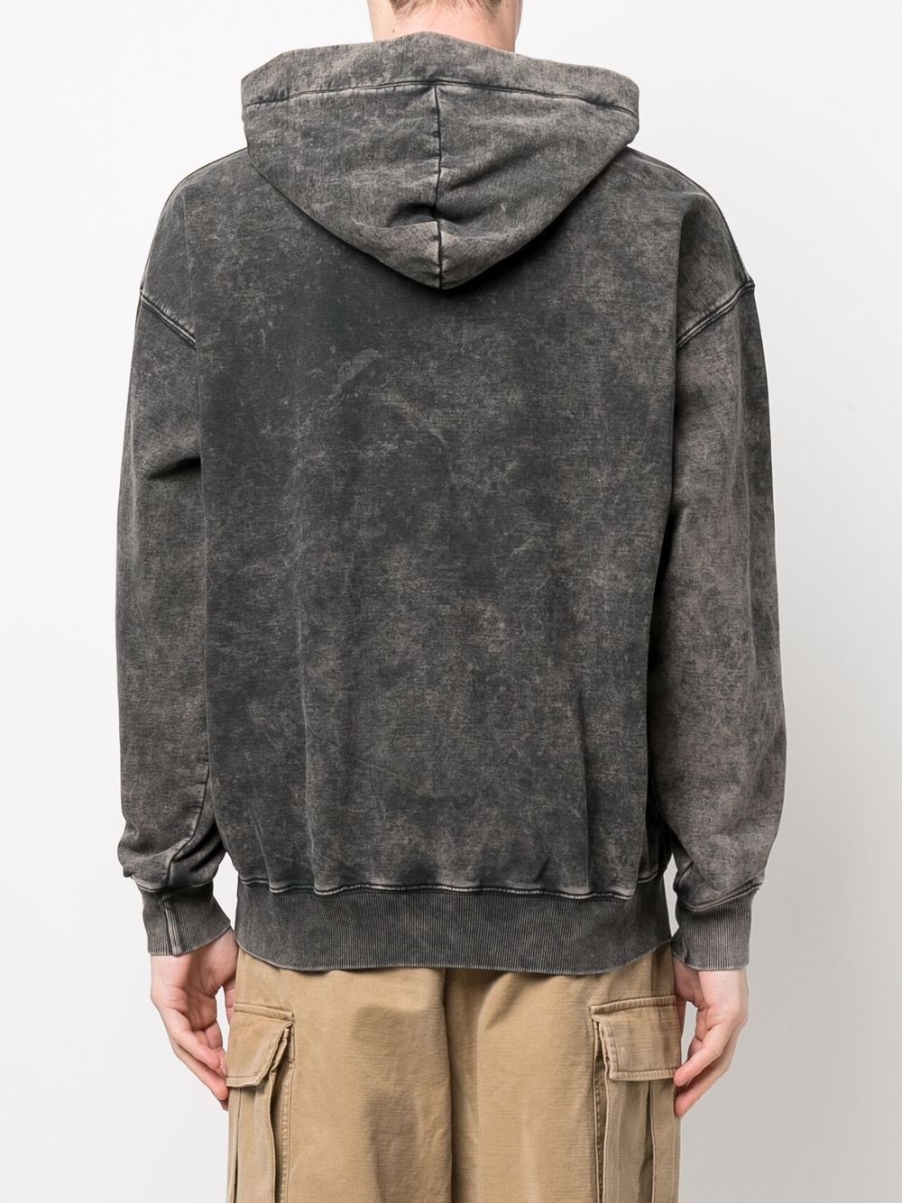 acid-wash pullover hoodie - 4