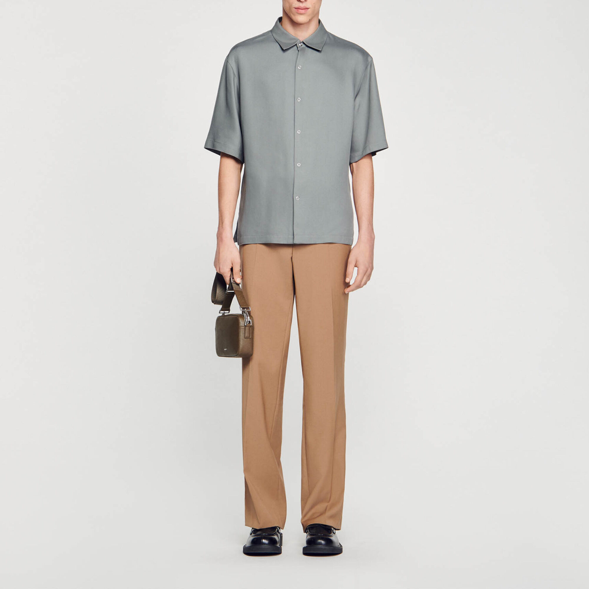 BUTTON-FRONT SHIRT - 2