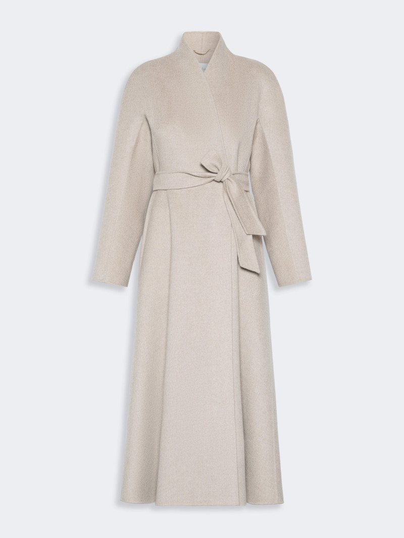 FRAGOLA Cashmere Redingote coat - SAND 1