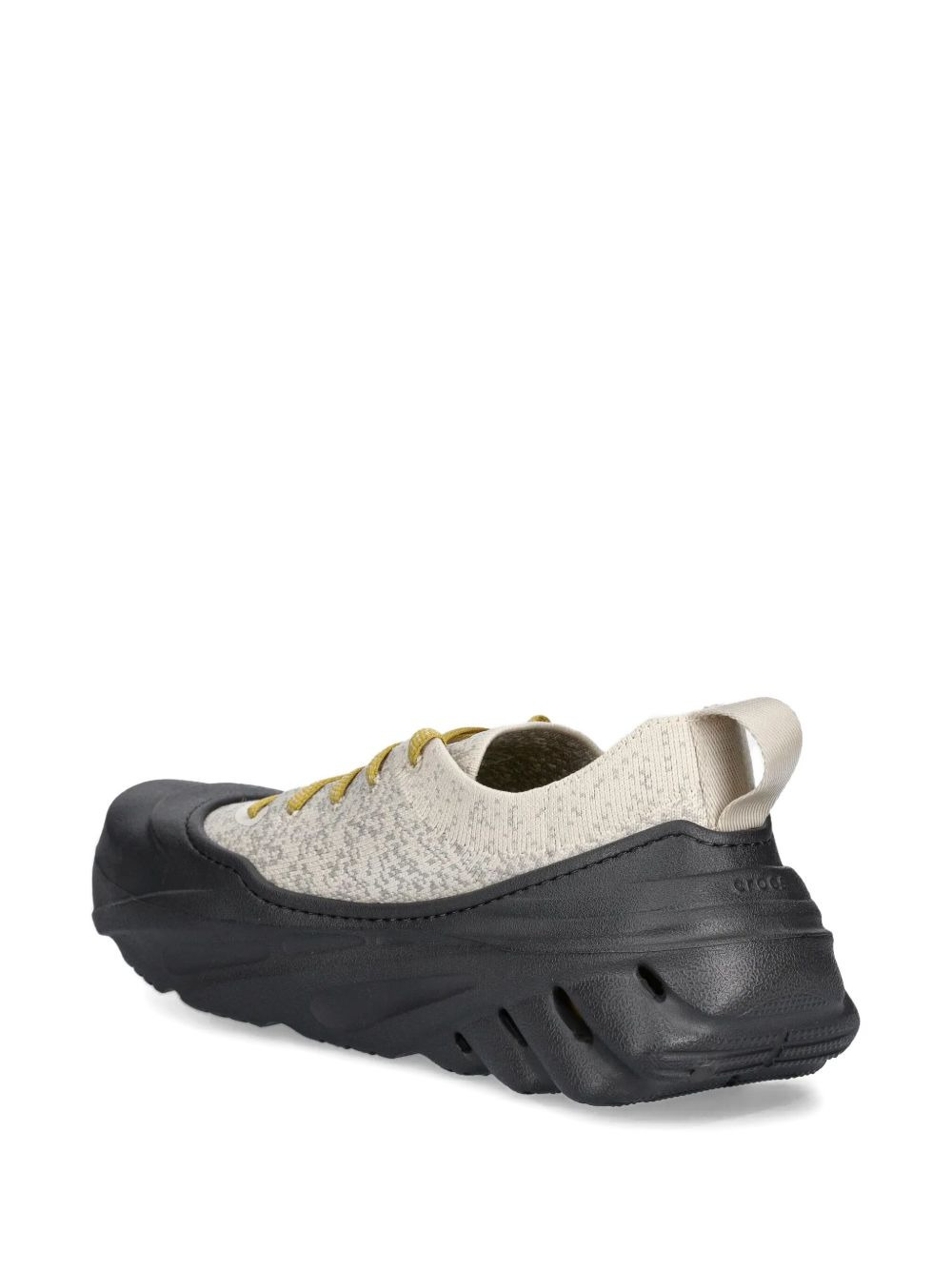 lace-up speckled sneakers - 4