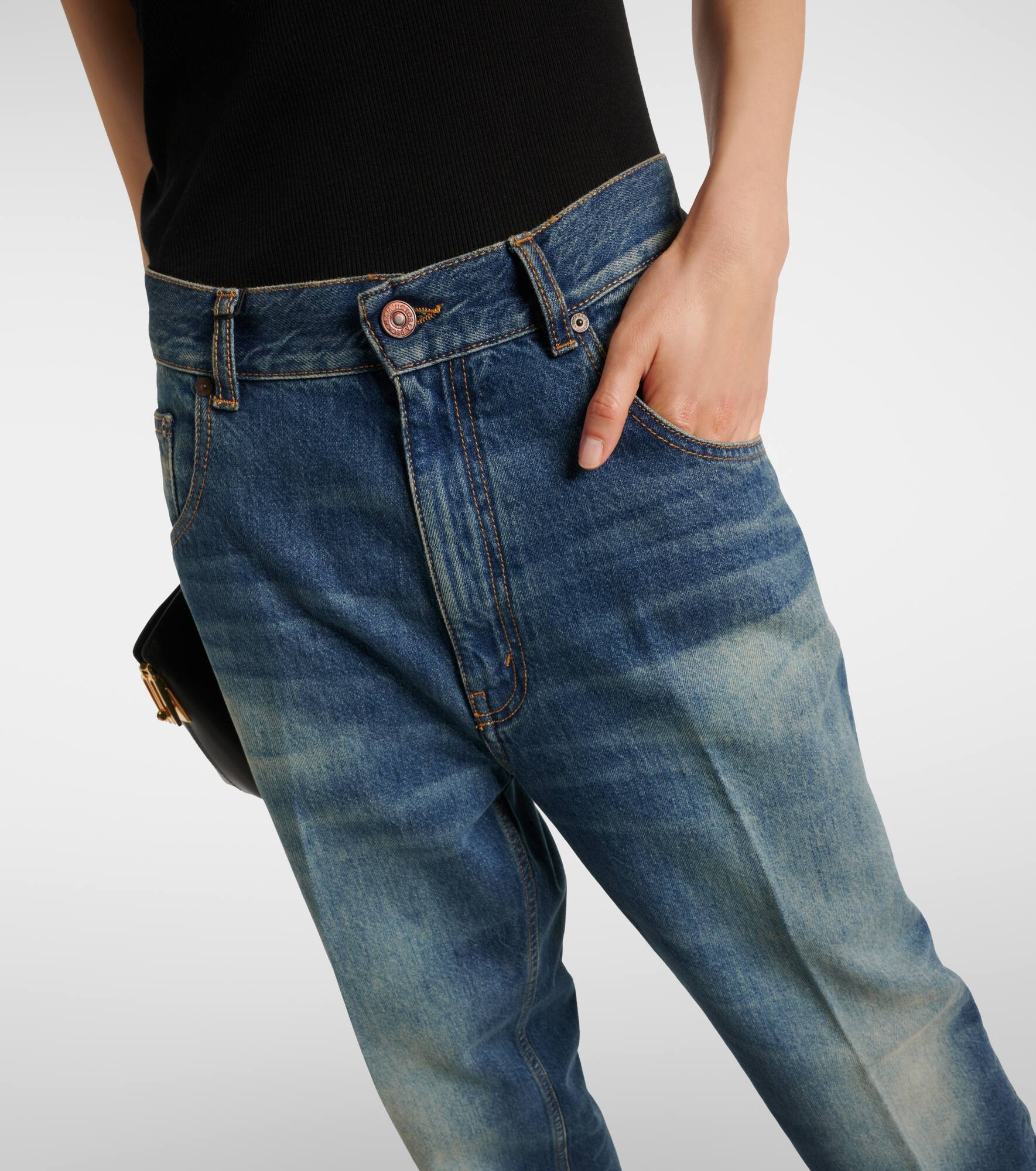 Low-rise straight jeans - 4