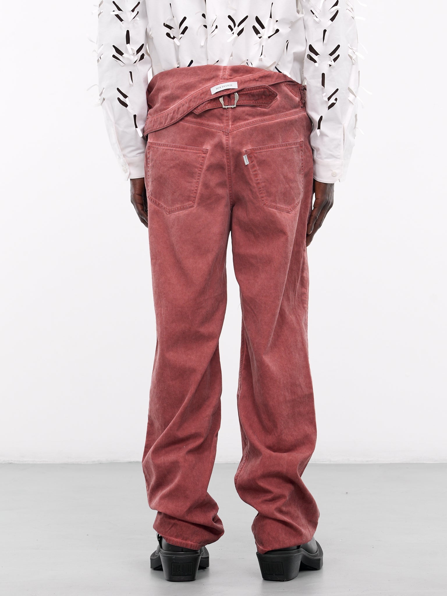 Asymmetric Flower Trousers - 3