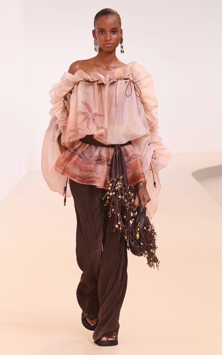 Zimmermann Illuminate Ruffle Mini Dress multi | modaoperandi