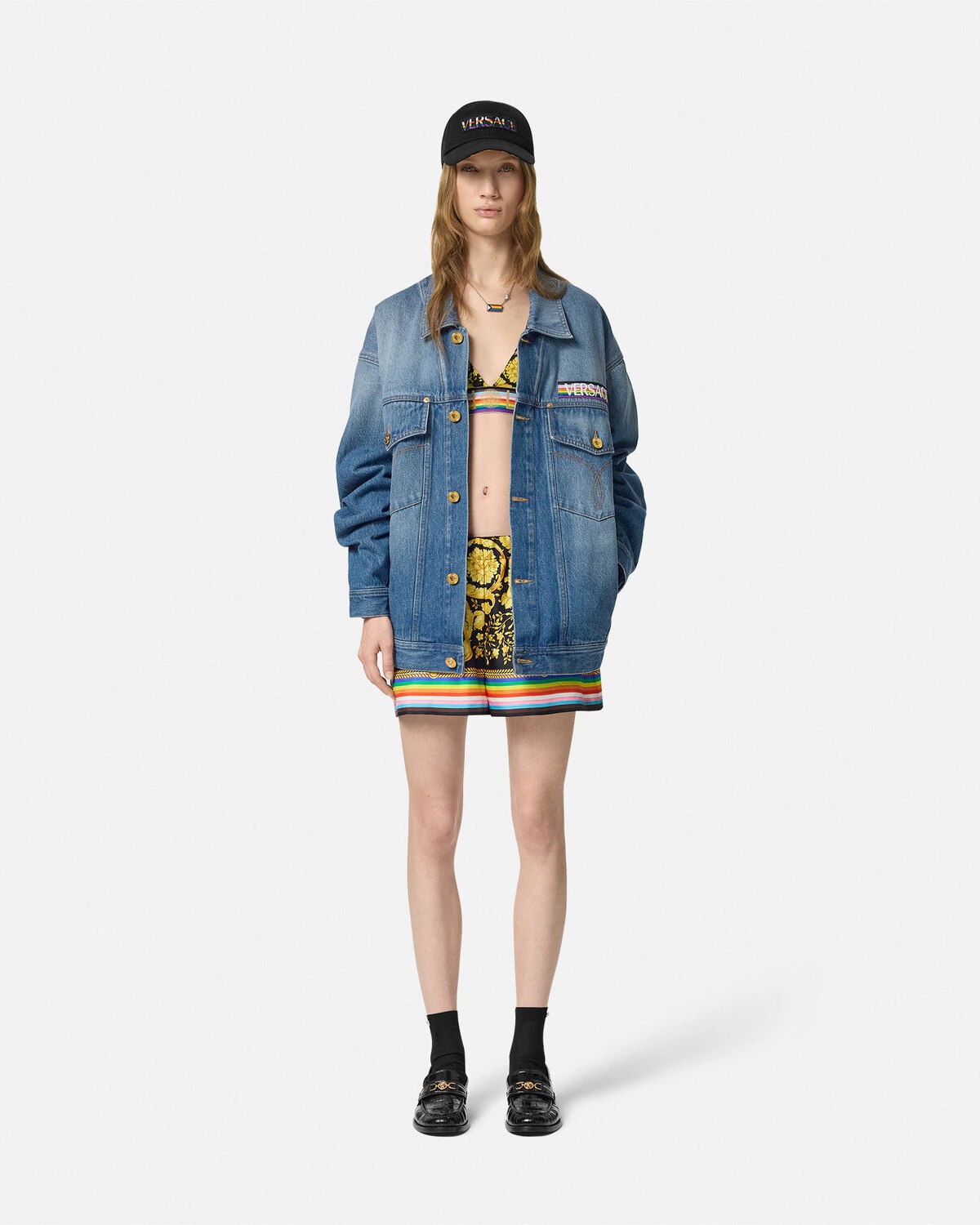 Pride Barocco Oversized Denim Jacket - 2